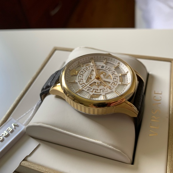 SOLD - VERSACE AIAKOS SPECIAL WATCH IN BROWN 44mm - Picture 9 of 16